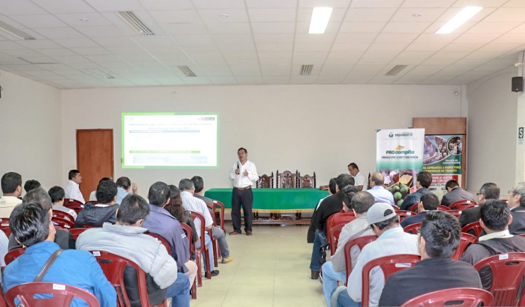 Fortalecen capacidades técnicas y empresariales de productores agrarios de Huánuco